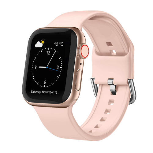 Λουρί Apple Watch από σιλικόνη, με ευθύ σύνδεσμο, 28 γρ., συμβατό με Apple Watch Series 6 και SE, κυκλοφόρησε το 2021