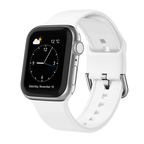 Λουρί Apple Watch από σιλικόνη, με ευθύ σύνδεσμο, 28 γρ., συμβατό με Apple Watch Series 6 και SE, κυκλοφόρησε το 2021
