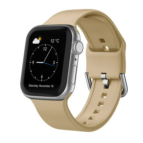 Λουρί Apple Watch από σιλικόνη, με ευθύ σύνδεσμο, 28 γρ., συμβατό με Apple Watch Series 6 και SE, κυκλοφόρησε το 2021