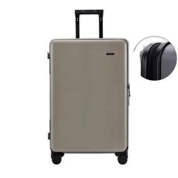 Μεγάλης χωρητικότητας αποσκευή, unisex, με μπροστινό άνοιγμα, φερμουάρ, PET+PE περίβλημα