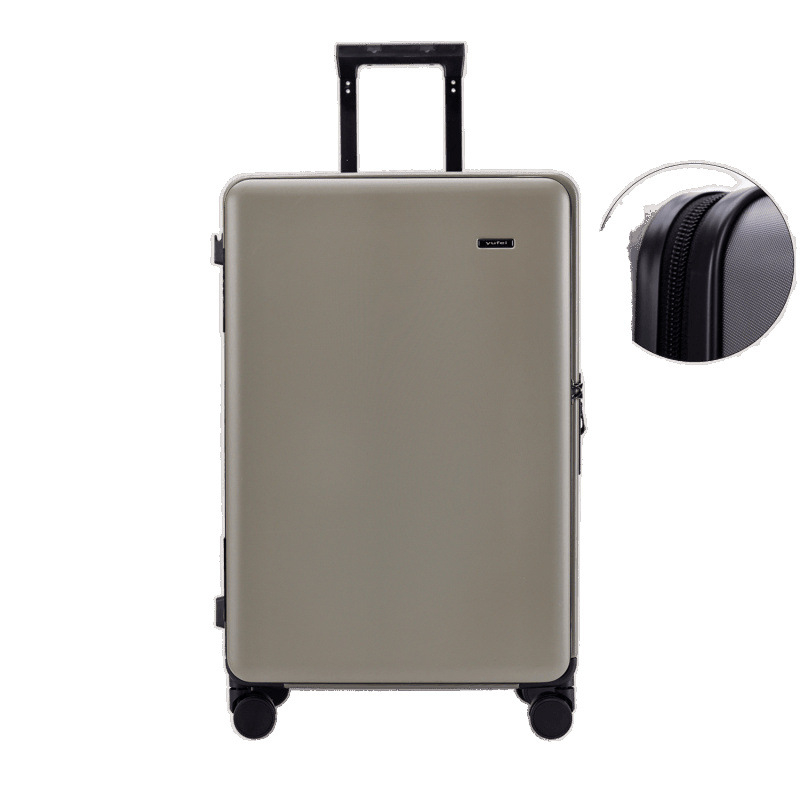 Μεγάλης χωρητικότητας αποσκευή, unisex, με μπροστινό άνοιγμα, φερμουάρ, PET+PE περίβλημα