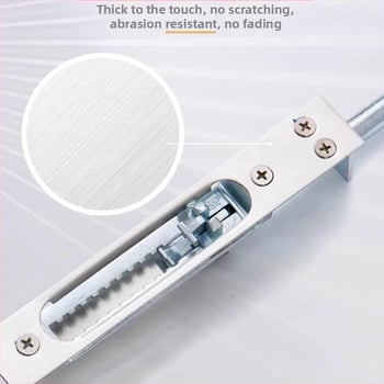 Nerezová oceľová západka na dvere – Typ A, Model: Latch, Povrchová úprava: drôtovo ťahaná, Štýl: moderný minimalistický