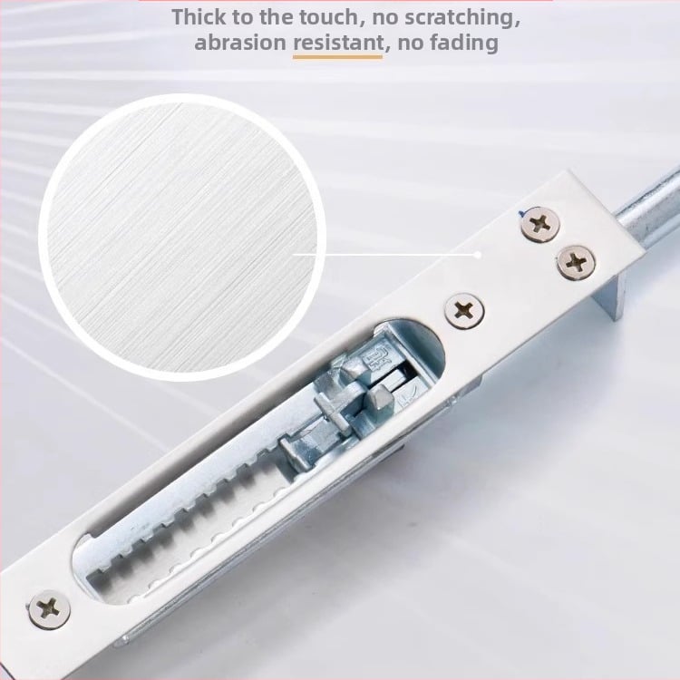 Nerezová oceľová západka na dvere – Typ A, Model: Latch, Povrchová úprava: drôtovo ťahaná, Štýl: moderný minimalistický