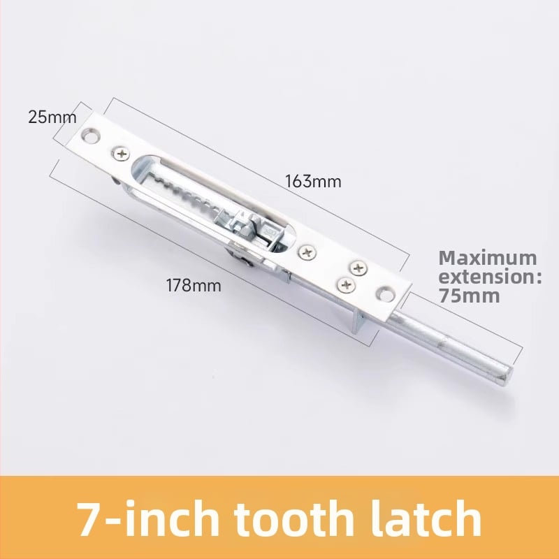 Nerezová oceľová západka na dvere – Typ A, Model: Latch, Povrchová úprava: drôtovo ťahaná, Štýl: moderný minimalistický