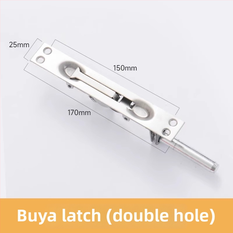 Nerezová oceľová západka na dvere – Typ A, Model: Latch, Povrchová úprava: drôtovo ťahaná, Štýl: moderný minimalistický