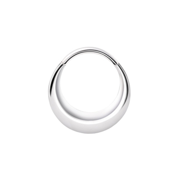 Inel nazal – aliaj titan, formă eliptică, gravat, Unisex, inel închis, fără sudură