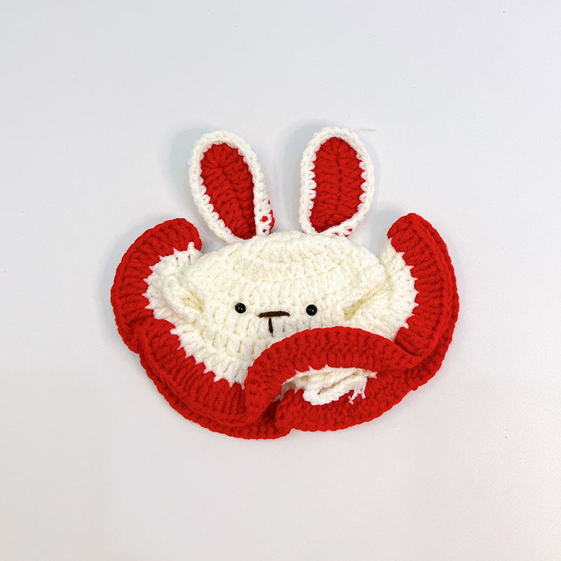 Megzta kepurė gyvūnėliams (katėms ir šunims) - juokingas įvaizdžio aksesuaras, rankomis megzta iš vilnos, visoms metų laikams, gatvės stilius