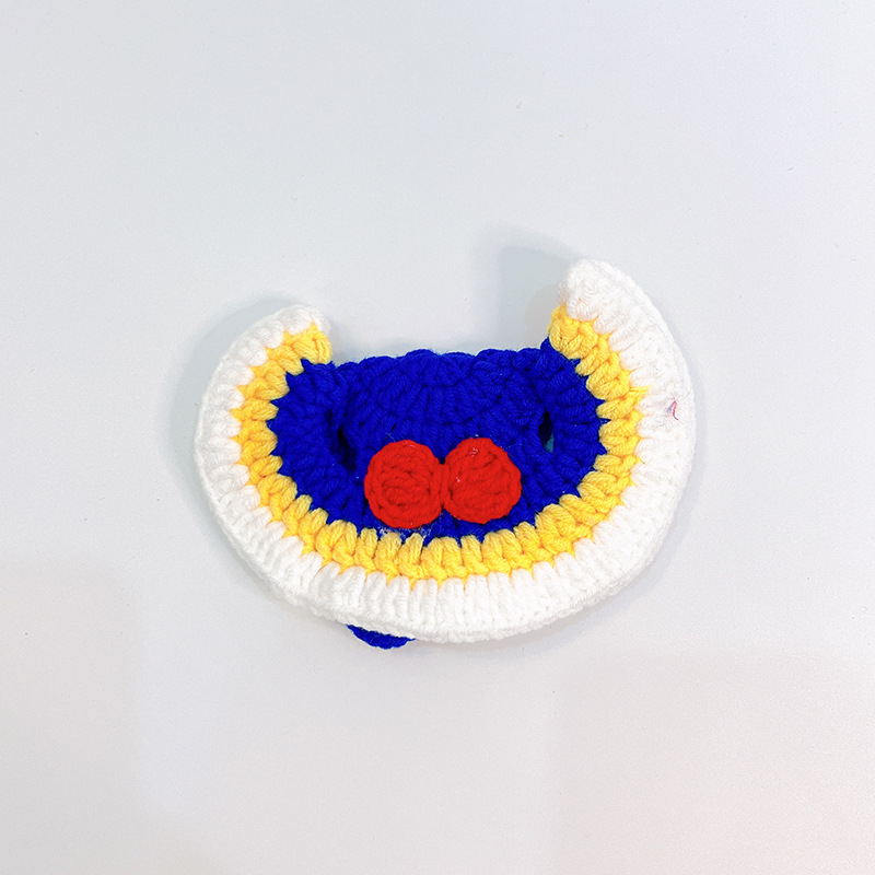 Megzta kepurė gyvūnėliams (katėms ir šunims) - juokingas įvaizdžio aksesuaras, rankomis megzta iš vilnos, visoms metų laikams, gatvės stilius