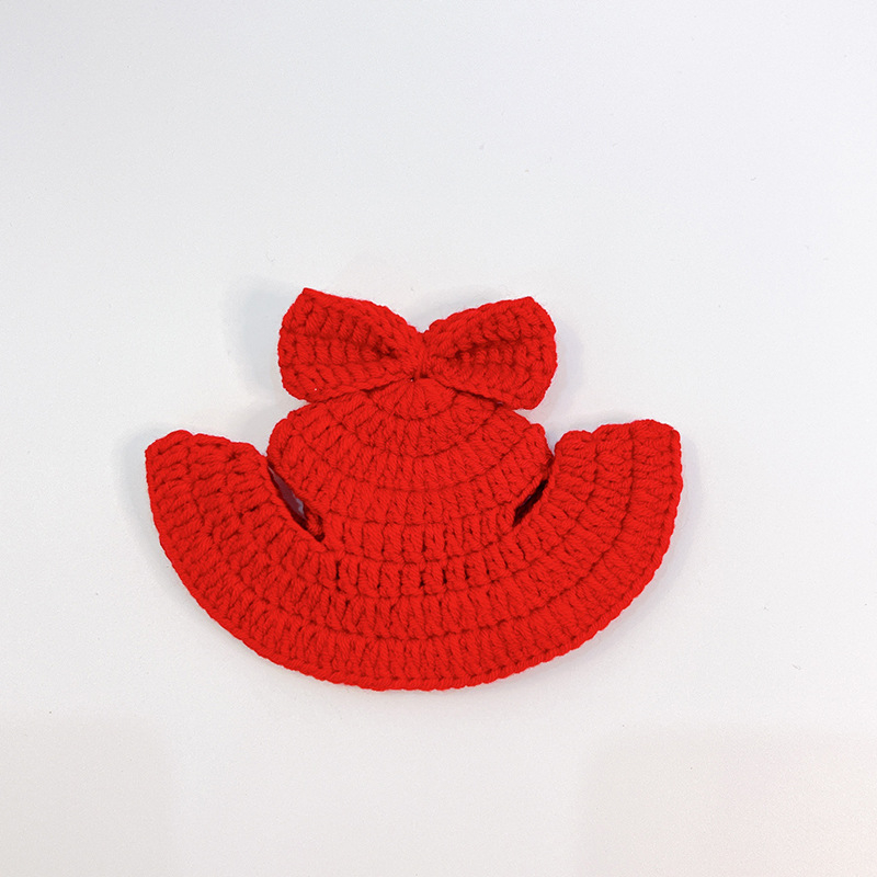 Megzta kepurė gyvūnėliams (katėms ir šunims) - juokingas įvaizdžio aksesuaras, rankomis megzta iš vilnos, visoms metų laikams, gatvės stilius