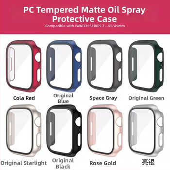 Apple Watch apsauginis dėklas su PC korpusu ir grūdinta plėve