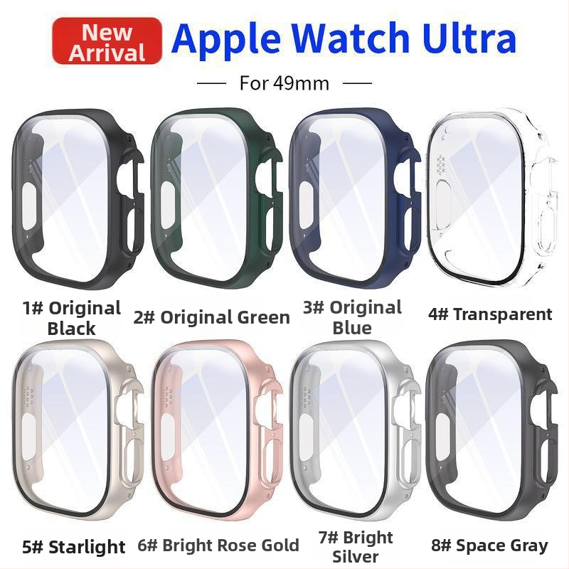 Apple Watch apsauginis dėklas su PC korpusu ir grūdinta plėve