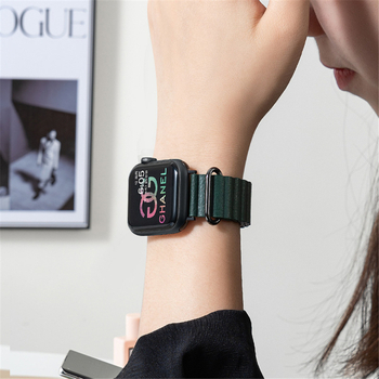 Odinė juosta Apple Watch Ultra2 su magnetiniu reversiniu užsegimu, iWatch Loop, 22 mm pločio