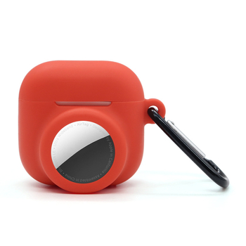Силиконов защитен калъф за AirPods 4 и AirTag – 2-в-1, универсален, инжекционно формован