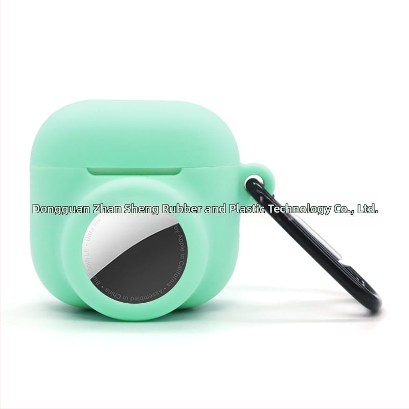 Силиконов защитен калъф за AirPods 4 и AirTag – 2-в-1, универсален, инжекционно формован