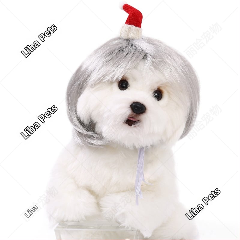 Liha Perucă pentru animale de companie (pisici și câini), stil desen animat, material: sârmă rezistentă la temperaturi înalte, utilizare universală