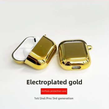 Kesida TPU електроплакиран защитен калъф за Apple безжични слушалки – общ стил, съвместим с Apple