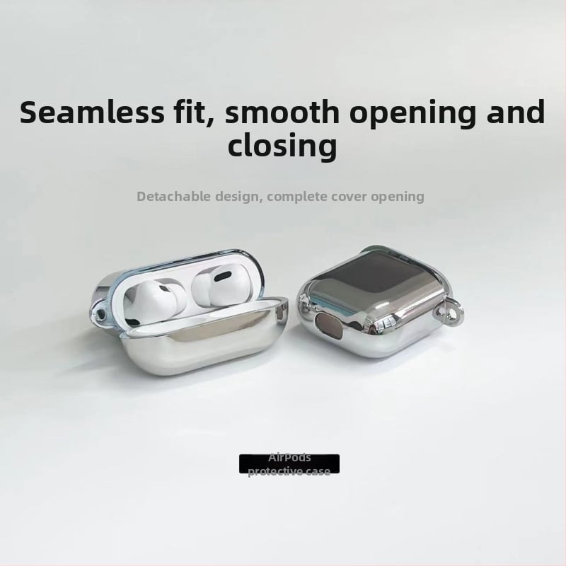 Kesida TPU електроплакиран защитен калъф за Apple безжични слушалки – общ стил, съвместим с Apple