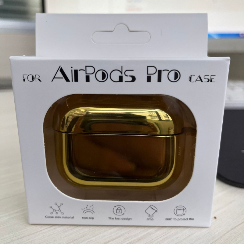 Kesida TPU електроплакиран защитен калъф за Apple безжични слушалки – общ стил, съвместим с Apple