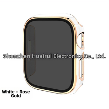 Apple Watch védőtok PC alapanyagból, magánéletvédelmi dizájnnal és elektroplatinált felülettel