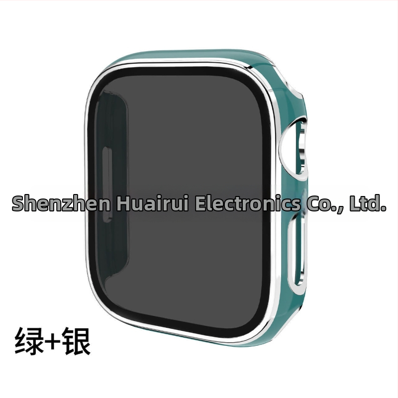 Apple Watch védőtok PC alapanyagból, magánéletvédelmi dizájnnal és elektroplatinált felülettel