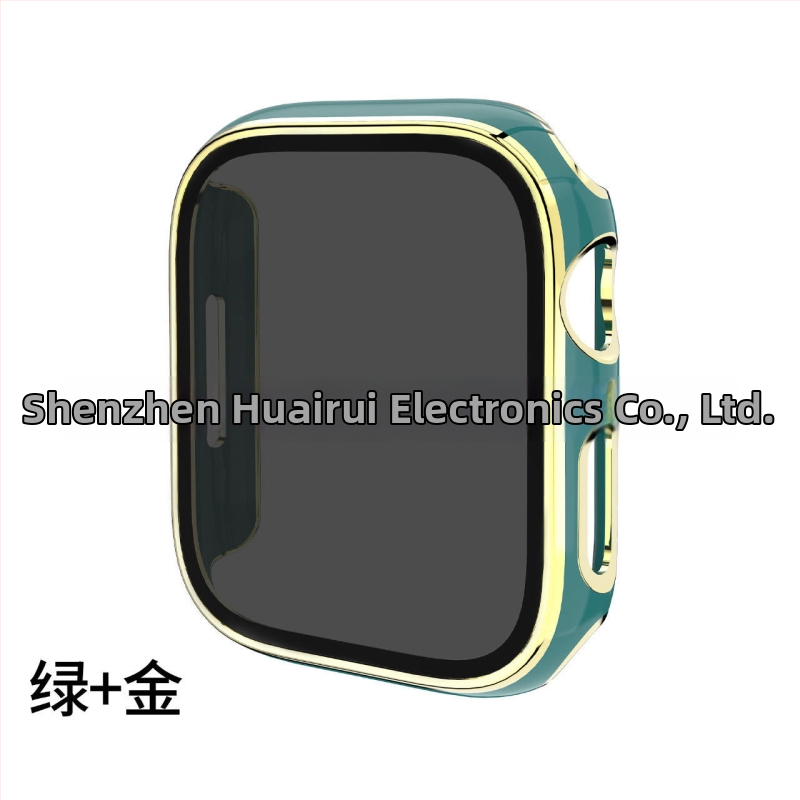 Apple Watch védőtok PC alapanyagból, magánéletvédelmi dizájnnal és elektroplatinált felülettel