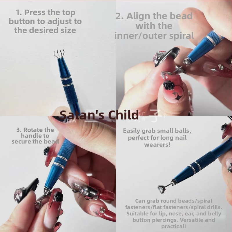 Pērļu aizsargs ar četrām ķepām — rokasdarbs, nerūsējošā tērauda rotaslietu piederums