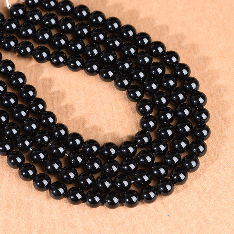 Prirodni obsidijan granule za DIY nakit, 8A crni zlatni obsidijan, poluproizvodi