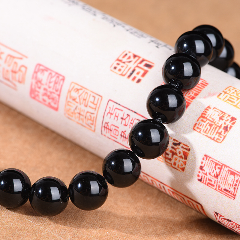 Prirodni obsidijan granule za DIY nakit, 8A crni zlatni obsidijan, poluproizvodi