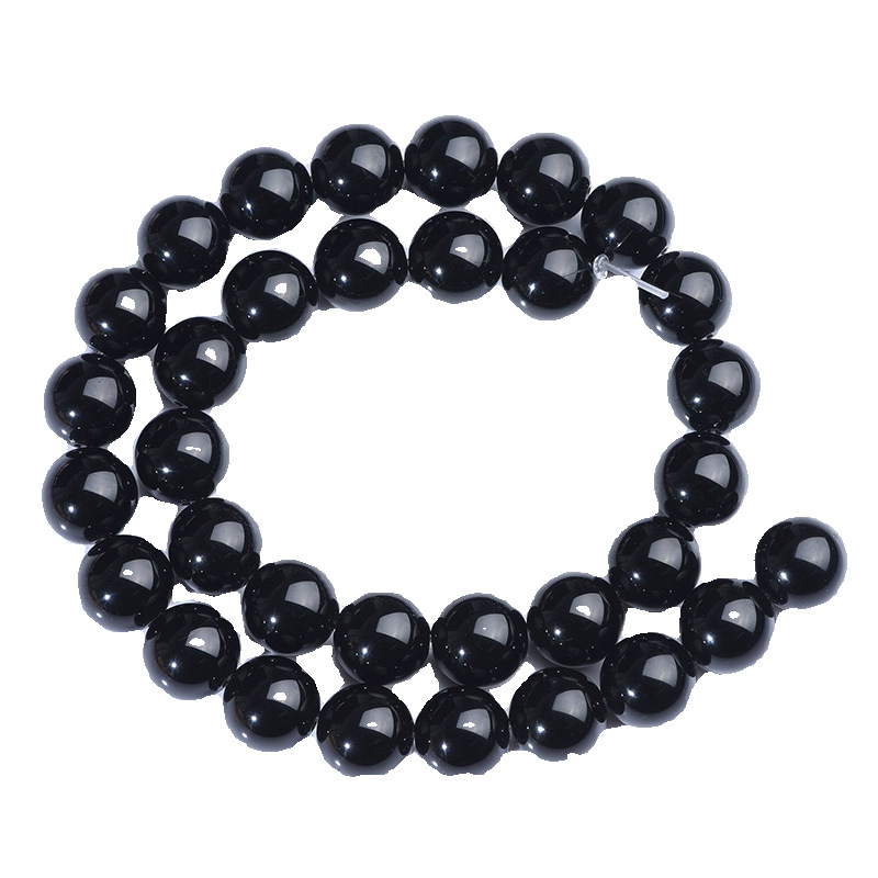 Prirodni obsidijan granule za DIY nakit, 8A crni zlatni obsidijan, poluproizvodi