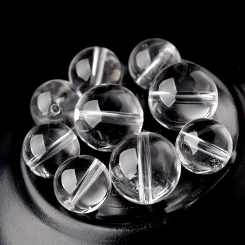 Prirodne bijele kristalne slobodne perle, 10 mm, polugotovi za DIY nakit, okrugli perli