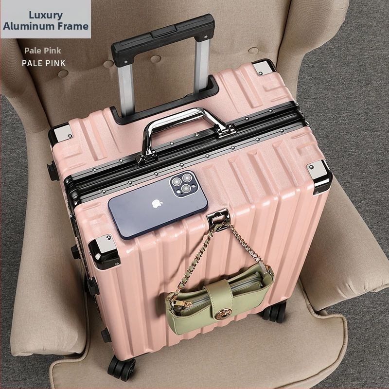 Putni kofer s karbonskim tijelom i aluminijskim okvirom, otvaranje na zatvarač, vodootporan, s proširivim slojem