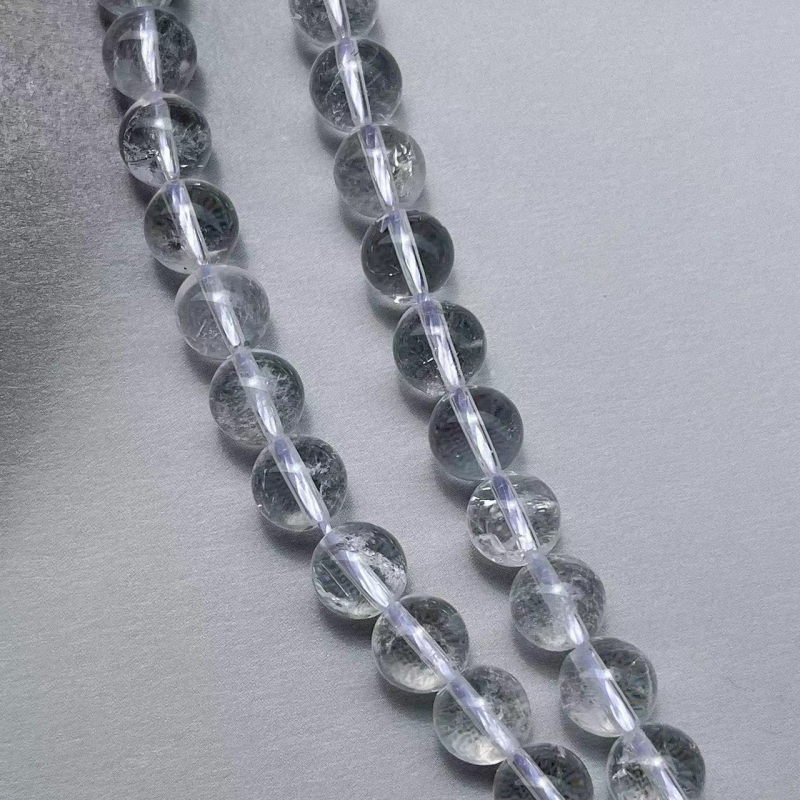 Prirodne bijele kristalne perle, 8 mm okrugle perle za narukvicu i ogrlicu, labave perle od kristala