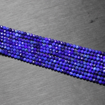 Labave perle od lazurita – ručno rezane okrugle Buddha perle za DIY nakit, polirane, proljeće 2023