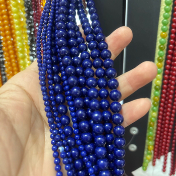 Okrugle perle — Materijal: sintetički prirodni kamen; Obrada: ekološka; Marka: Dabao Crystal City; Kod proizvoda: 632323