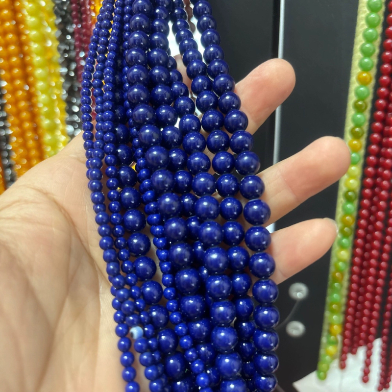 Okrugle perle — Materijal: sintetički prirodni kamen; Obrada: ekološka; Marka: Dabao Crystal City; Kod proizvoda: 632323