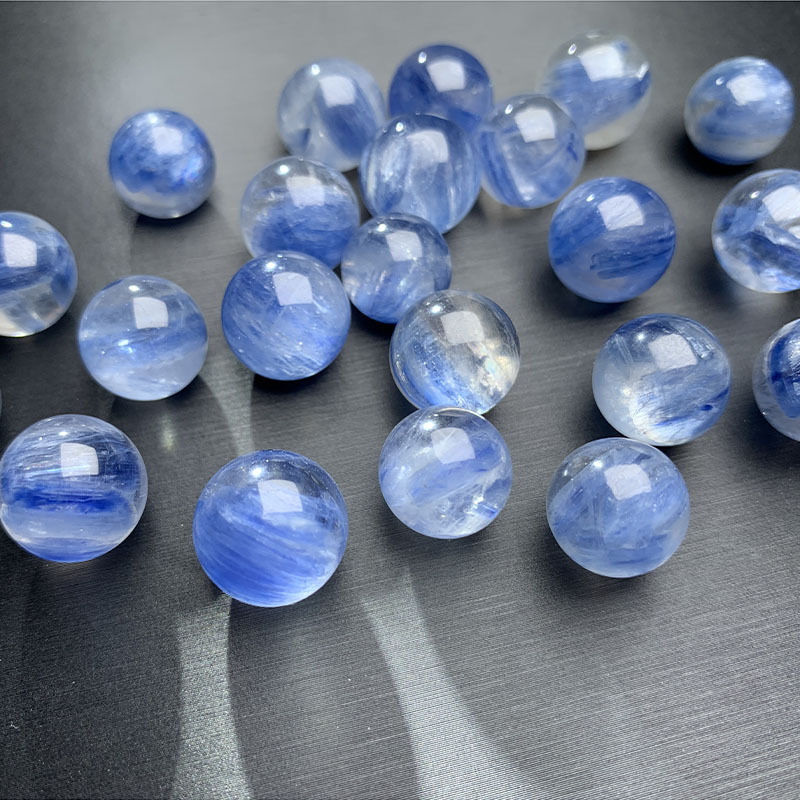 12 mm plave kristalne perle, polu završene, okrugle, s drakonskim uzorkom, svjetlucave