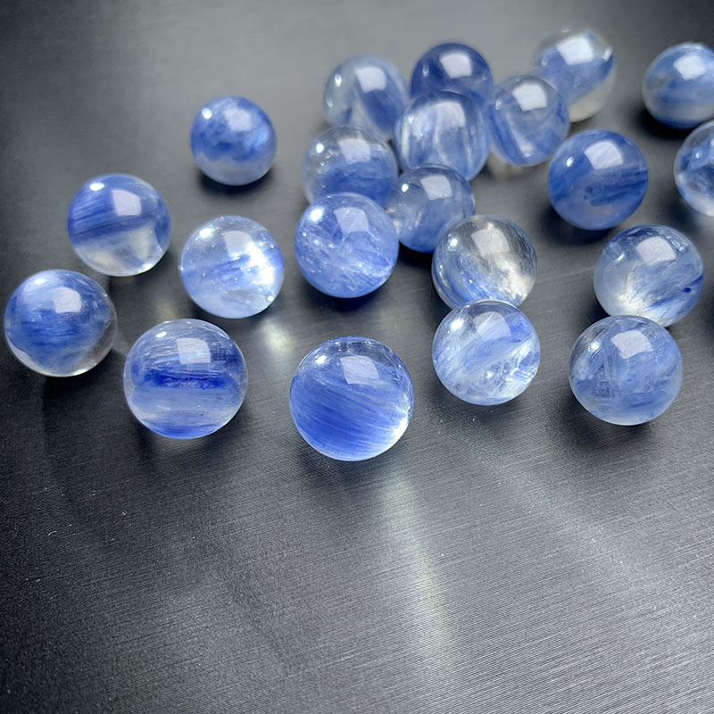 12 mm plave kristalne perle, polu završene, okrugle, s drakonskim uzorkom, svjetlucave