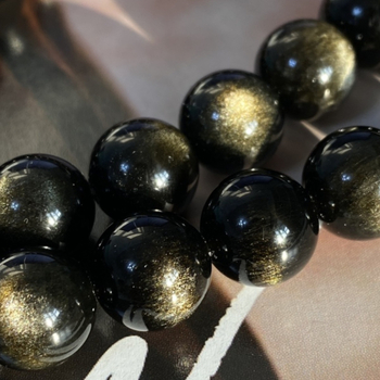 Perle obsidijana za DIY nakit – poluproizvodi, okrugle perle, umjetna obrada, marka Yan Zhitian