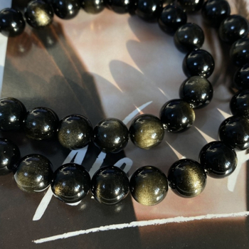 Perle obsidijana za DIY nakit – poluproizvodi, okrugle perle, umjetna obrada, marka Yan Zhitian