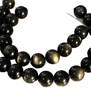Perle obsidijana za DIY nakit – poluproizvodi, okrugle perle, umjetna obrada, marka Yan Zhitian
