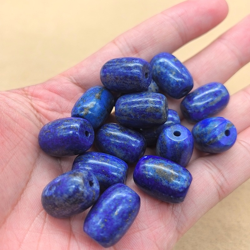 Prirodni lapis lazuli za pojas — DIY perle, slobodne perle, 12×18 mm, poluproizvodi nakita