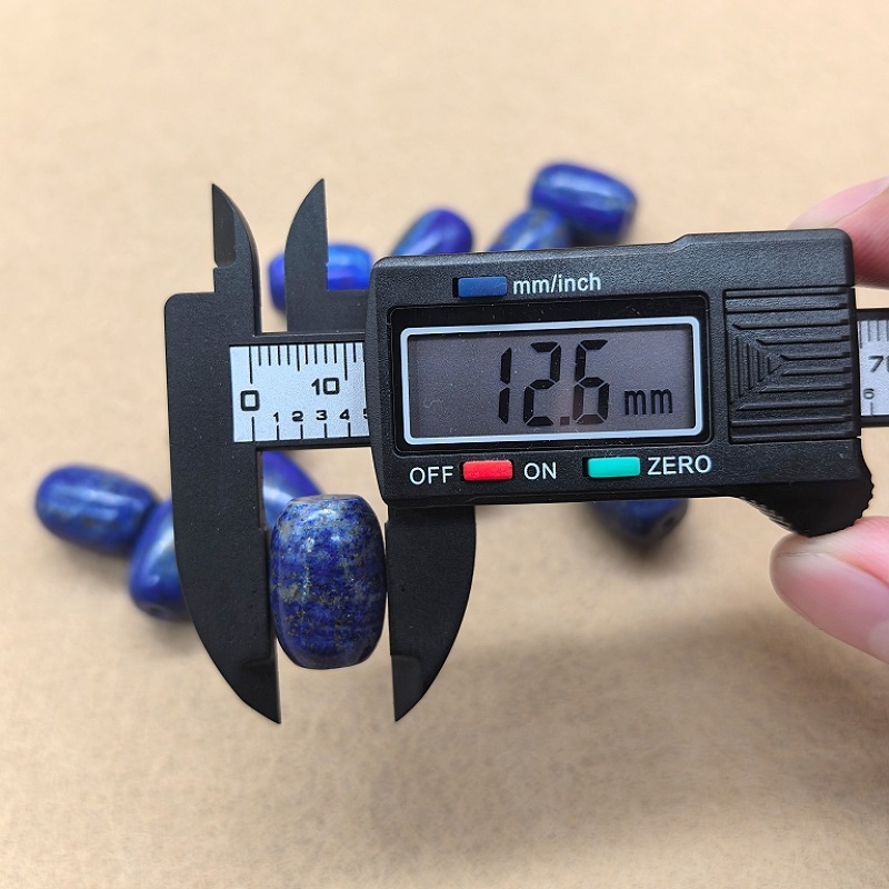 Prirodni lapis lazuli za pojas — DIY perle, slobodne perle, 12×18 mm, poluproizvodi nakita