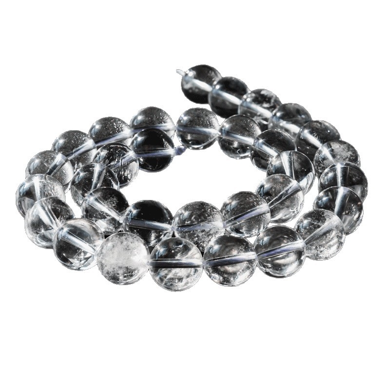 Σκόρπια χάντρες από λευκό κρύσταλλο | DIY στυλ, μάρκα Cloud Clear Crystal, με κορδόνι, χύδην συσκευασία