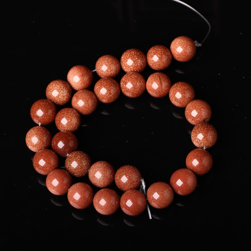 Mărgele cu găuri din piatră nisipoasă aurie — ediția de iarnă 2021