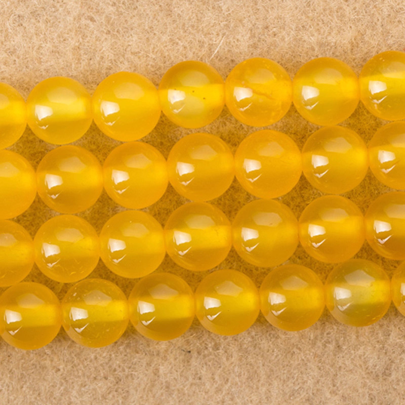 Mărgele - agat, rotunde, model Totem, prelucrare la temperatură înaltă