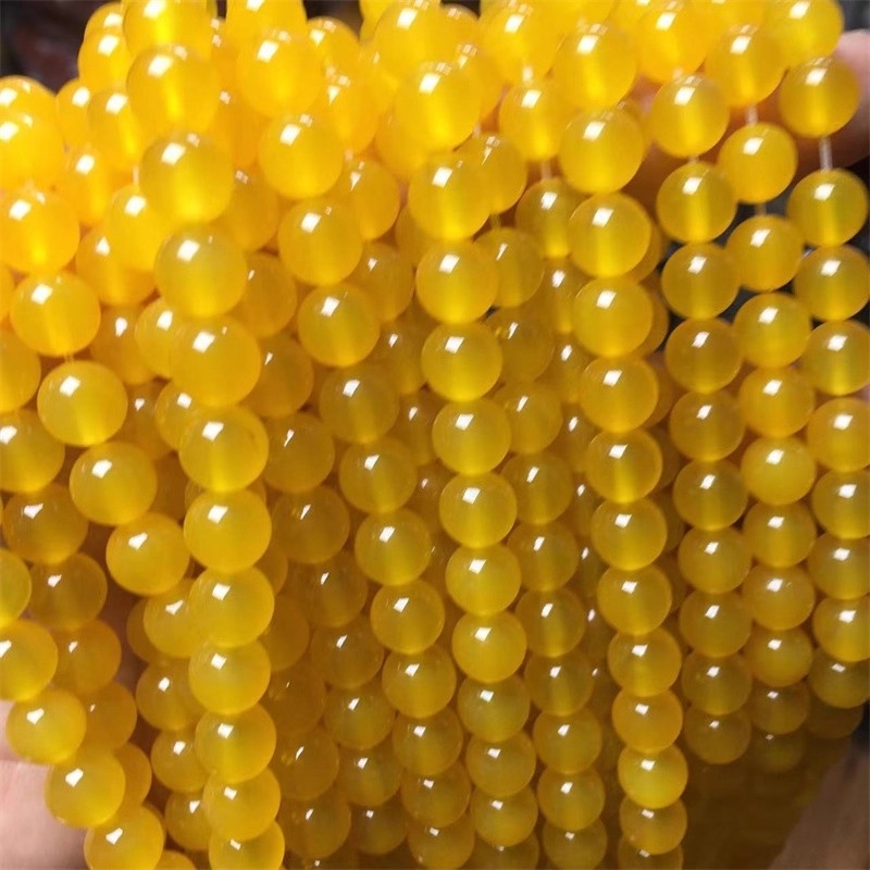 Mărgele - agat, rotunde, model Totem, prelucrare la temperatură înaltă