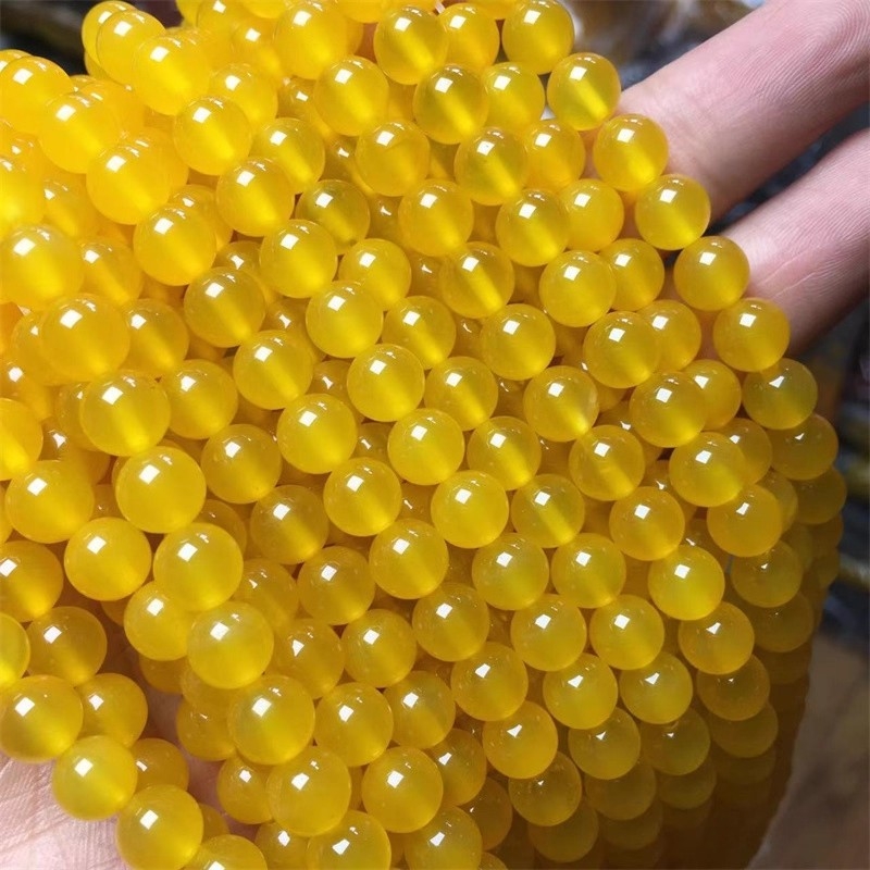 Mărgele - agat, rotunde, model Totem, prelucrare la temperatură înaltă