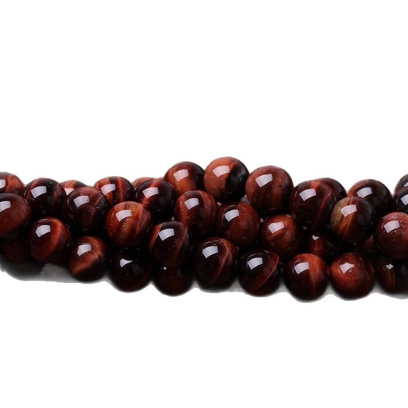 Mărgele pentru bijuterii – Tiger Eye Stone, lustruite, Hongchu