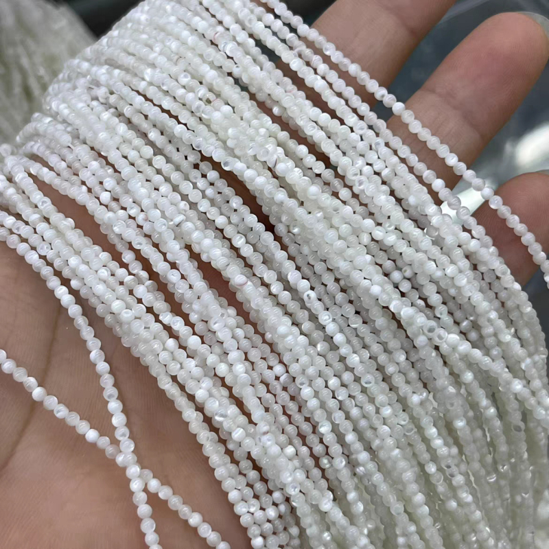 Componente pentru mărgele de brățară și colier, cu mărgele rotunde din cristale naturale/pietre semiprețioase (Primăvara 2023)