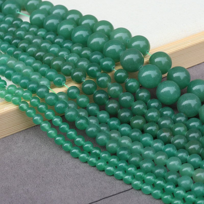 Mărgele din piatră naturală, rotunde, lustruite